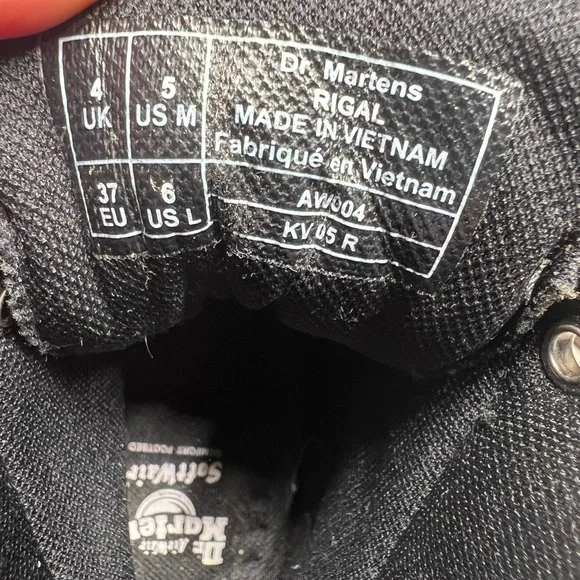 Dr Martens Rigal Leather Mid Boots AirWair Brown Womens US size 6 - Picture 8 of 8